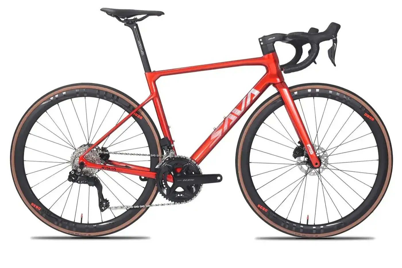 SAVA FALCON SR7.0 CARBON Di2 ROUGE